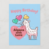 Alpaca Love Briefkaart (Voorkant)