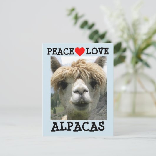 ALPACA LOVE BRIEFKAARTEN (Staand voorkant)