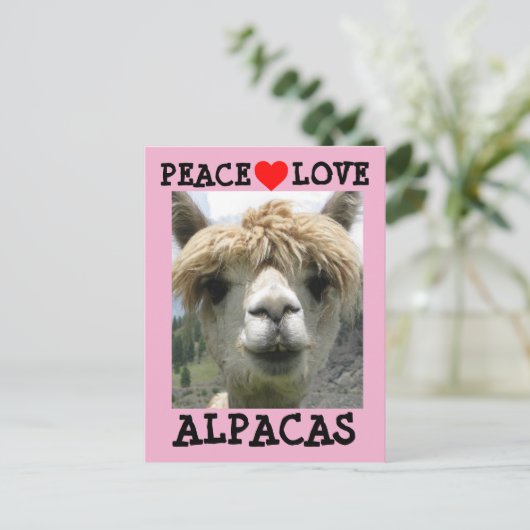 ALPACA LOVE BRIEFKAARTEN (Staand voorkant)