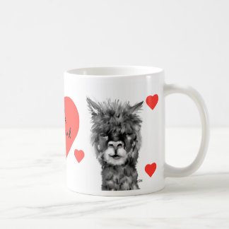 Alpaca love-hello,my friend Tasse Koffiemok