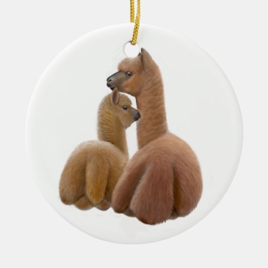 Alpaca Love Ornament (Voorkant)