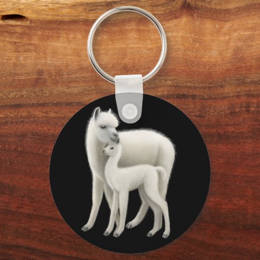 Alpaca Love Sleutelhanger (Voorkant)