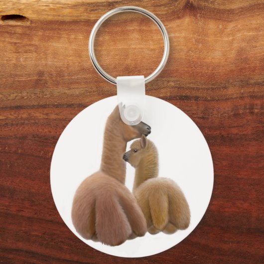 Alpaca Love Sleutelhanger (Voorkant)