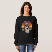 Alpaca Lover Llama Design met Camel Schattige Trui (Voorkant volledig)