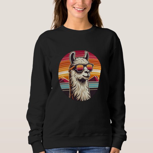 Alpaca Lover Llama Design met Camel Schattige Trui (Voorkant)