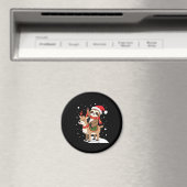 Alpaca Luiaard Kerstmis (2) Magneet (Insitu (Vaatwasser))