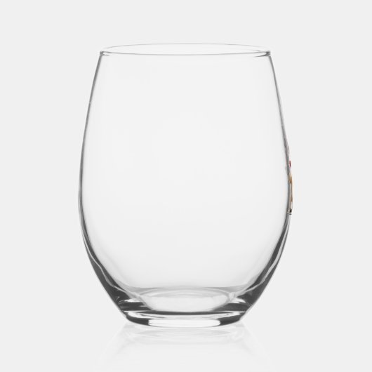 Alpaca Luiaard Kerstmis (3) Wijnglas Zonder Voet (Rechts)