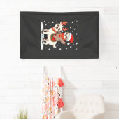 Alpaca Luiaard Kerstmis (4) Spandoek (Insitu)