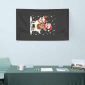 Alpaca Luiaard Kerstmis (4) Spandoek (Beurs)