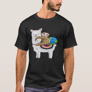 Alpaca Luiaard Lama Aardedag T-shirt