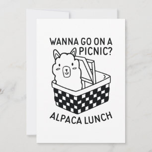 Alpaca Lunch Bedankkaart