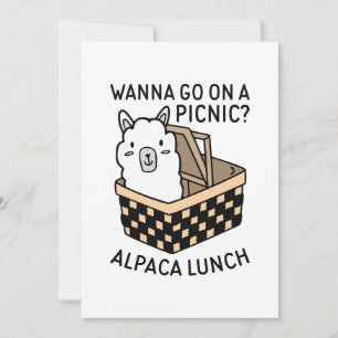 Alpaca Lunch Bedankkaart
