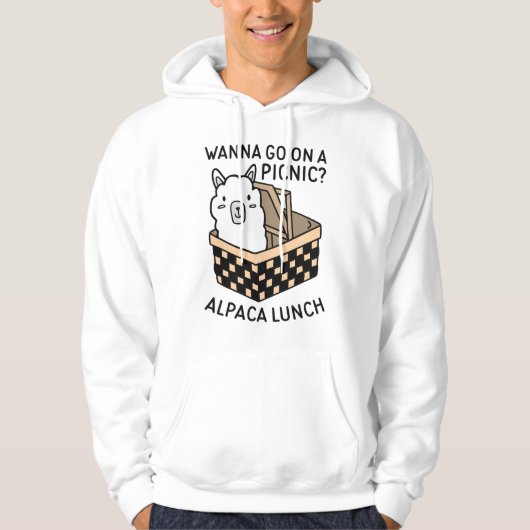 Alpaca Lunch Hoodie (Voorkant)