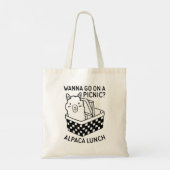 Alpaca Lunch Tote Bag (Achterkant)
