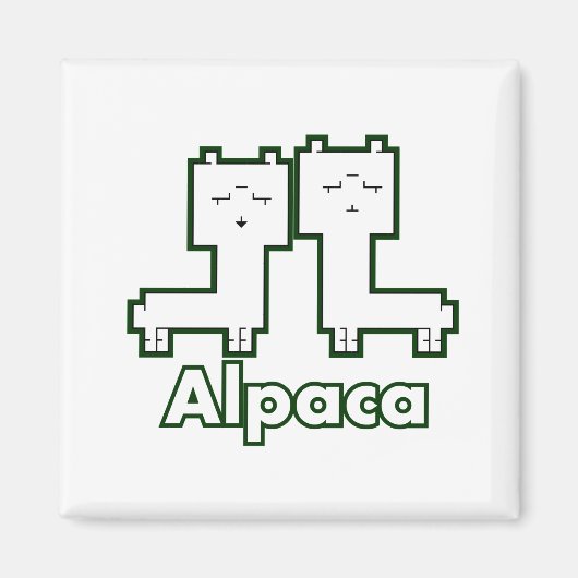 Alpaca Magneet (Voorkant)