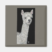 Alpaca Magnet (Voorkant)