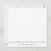 Alpaca Merry Christmas Wenskaart Kaart (Achterkant)