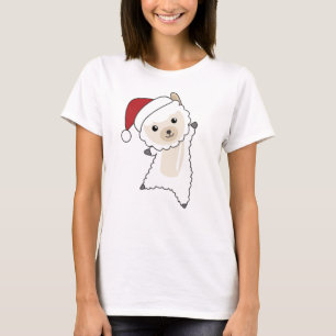 Alpaca Merry Winter Animals Alpacas T-shirt
