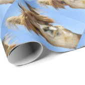 Alpaca met Crazy Hair Cadeaupapier (Rol Hoek)