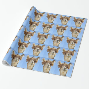 Alpaca met Crazy Hair Cadeaupapier