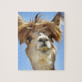 Alpaca met Crazy Hair Legpuzzel