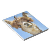 Alpaca met Crazy Hair Notitieblok (Schuin)