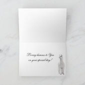 Alpaca moeder Happy Mothers Day Kaart (Binnen)