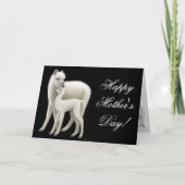 Alpaca moeder Happy Mothers Day Kaart (Voorkant)