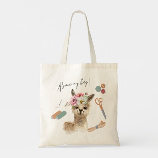 Alpaca My Bag | Canvas tas van vaartuigen (Achterkant)
