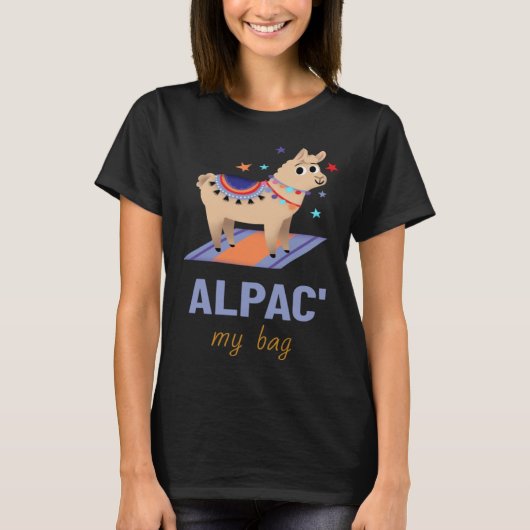 Alpaca my bag t-shirt (Voorkant)