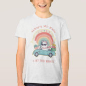Alpaca My Bags and Hit the Road! Tri-Blend Shirt (Voorkant)