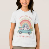 Alpaca My Bags and Hit the Road! Tri-Blend Shirt (Voorkant)