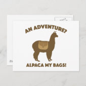 Alpaca My Bags Briefkaart (Voorkant / Achterkant)