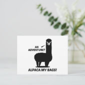 Alpaca My Bags Briefkaart (Staand voorkant)