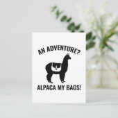 Alpaca My Bags Briefkaart (Staand voorkant)