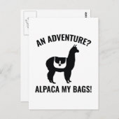 Alpaca My Bags Briefkaart (Voorkant / Achterkant)