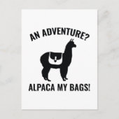 Alpaca My Bags Briefkaart (Voorkant)