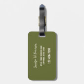 Alpaca My Bags Custom Bagagelabel (Achterkant verticaal)