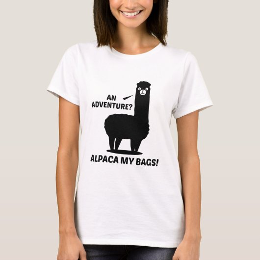 Alpaca My Bags T-shirt (Voorkant)