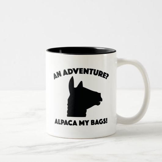 Alpaca My Bags Tweekleurige Koffiemok (Rechts)