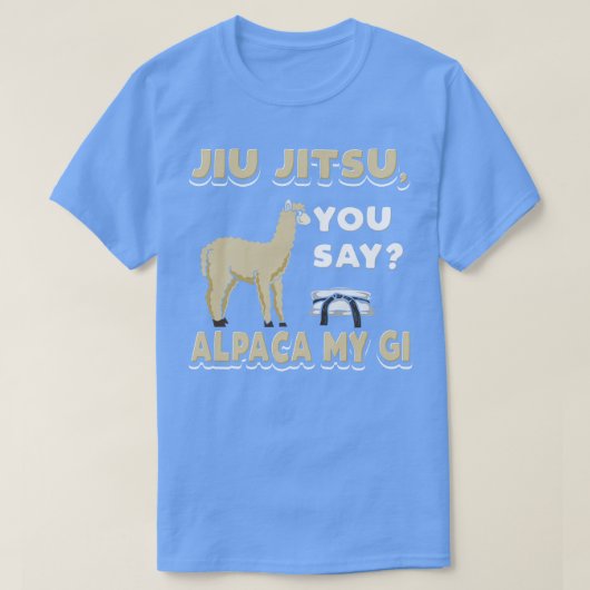 Alpaca my gi Braziliaanse jiu jitsu T-shirt (Design voorkant)