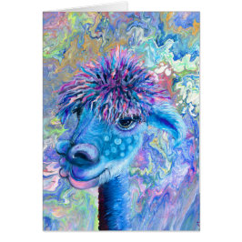 Alpaca - Nora-briefkaart