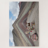 Alpaca on rainbow mountain, Peru Legpuzzel (Verticaal)