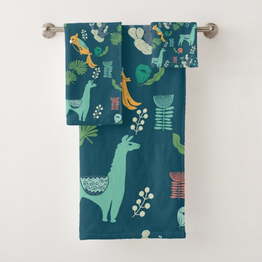 Alpaca-ontwerppatroon Bad Handdoek (Insitu)