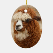 Alpaca-ornament Keramisch Ornament (Voorkant)
