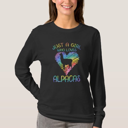 Alpaca Outfit for Llama Lovers Apparel Women & Gir T-shirt (Voorkant)