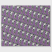 Alpaca Paper on Mauve Cadeaupapier (Vlak)