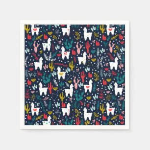 Alpaca papieren servet