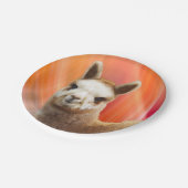 Alpaca Party Happy Birthday 7-inch Bord papier (Gekanteld)