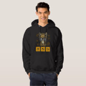 Alpaca Periodic Table Element Chemie Hoodie (Voorkant volledig)